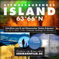 Live-Film-Show über Islands Vulkane kommt nach München  