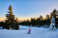 Mit der neuen Seilbahn in den Fichtelgebirgs-Winter 