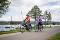 Ferienregion Fichtelgebirge - Radeln am Weißenstädter See - Copyright: Florian Trykowski