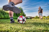 Südpfalz - Kicken im Fußballgolfpark Kandel (c) Britta Hoff